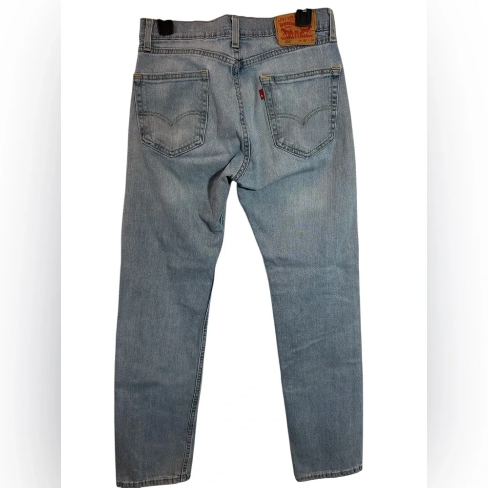 Levi’s 505 Regular Fit Jeans Men’s Size 30 Blue Denim Zip Fly Red Tag READ ALL